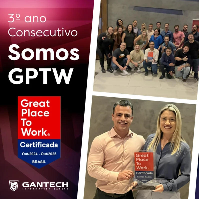 É com imensa alegria que anunciamos que a Gantech conquistou pelo 3º ano consecutivo o selo GPTW!