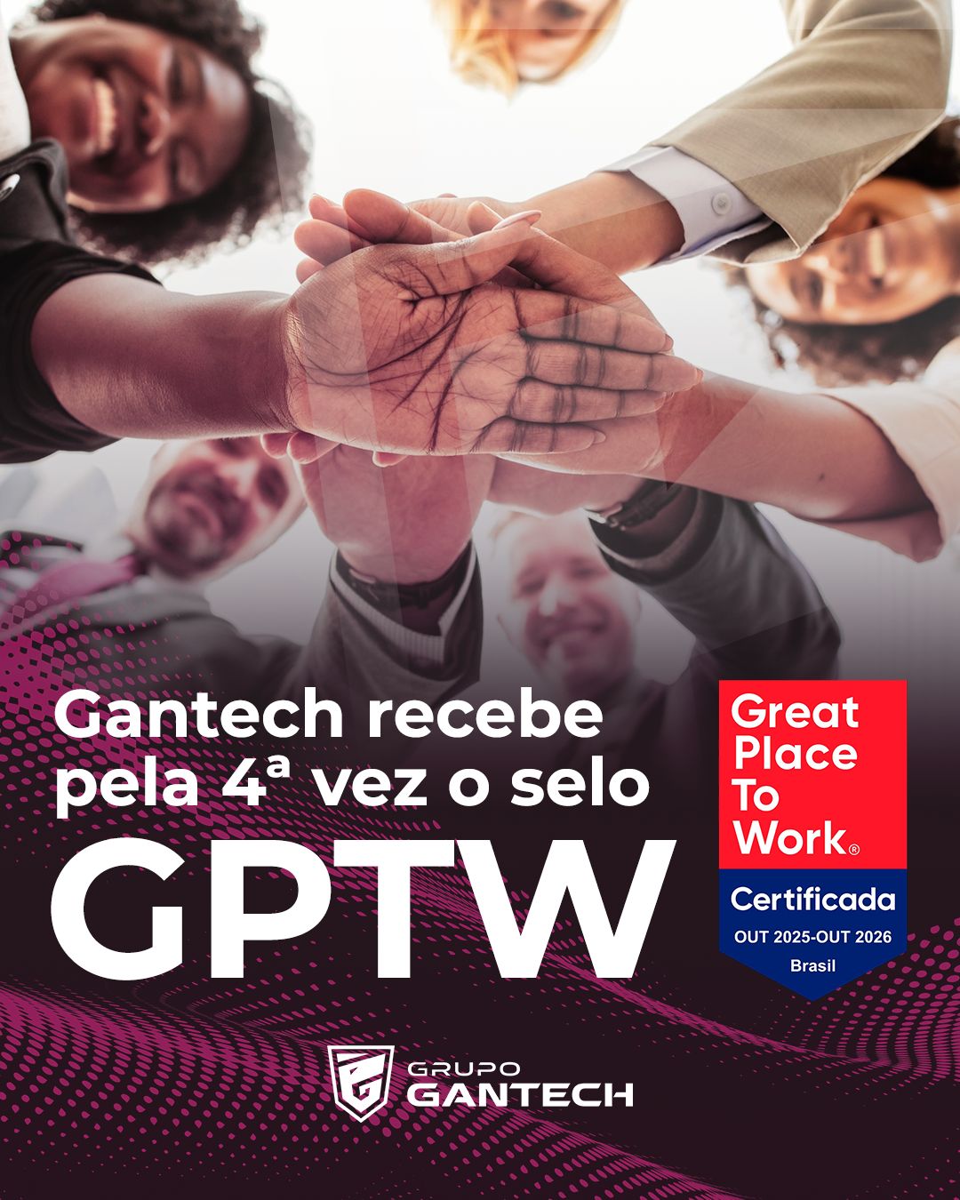 Pelo 4º ano consecutivo, conquistamos o selo GPTW