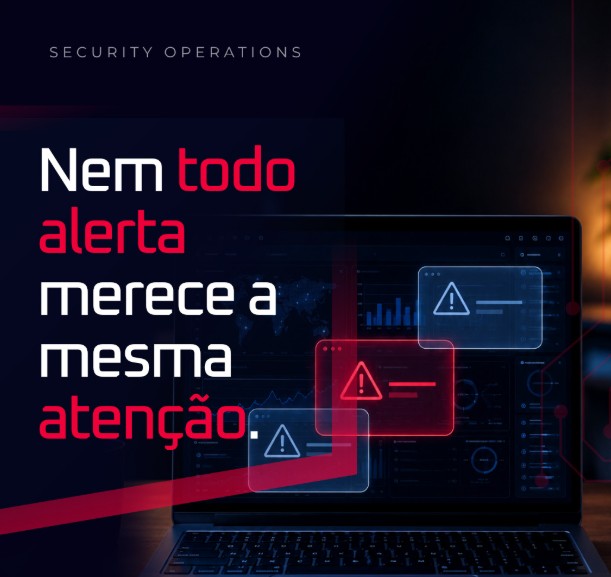  Quando tudo parece urgente, ameaças realmente críticas podem se perder no ruído.